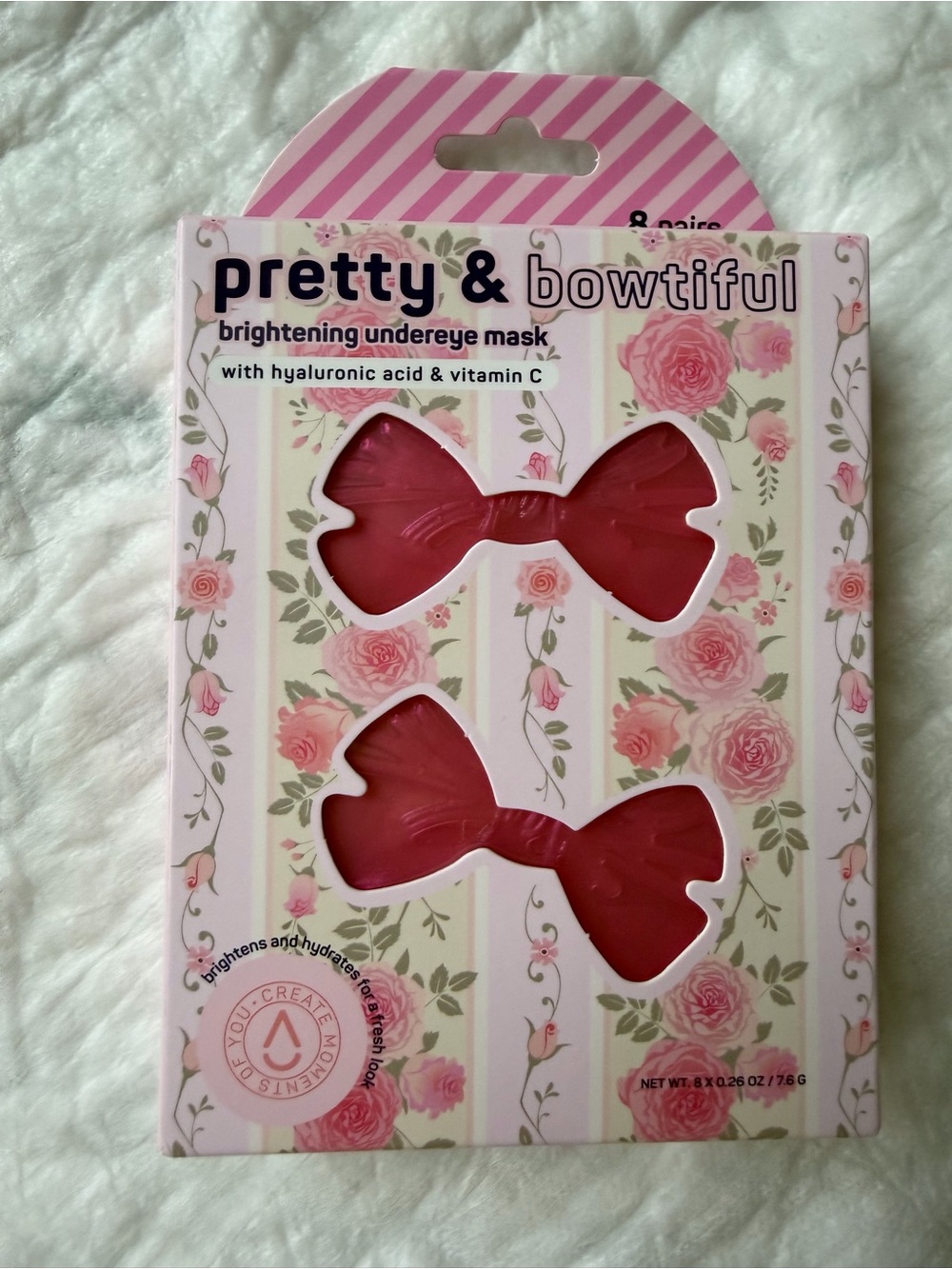 Spalife Pretty Bowtiful 16 Brightening Undereye Mask vitamin C, hyaluronic acid